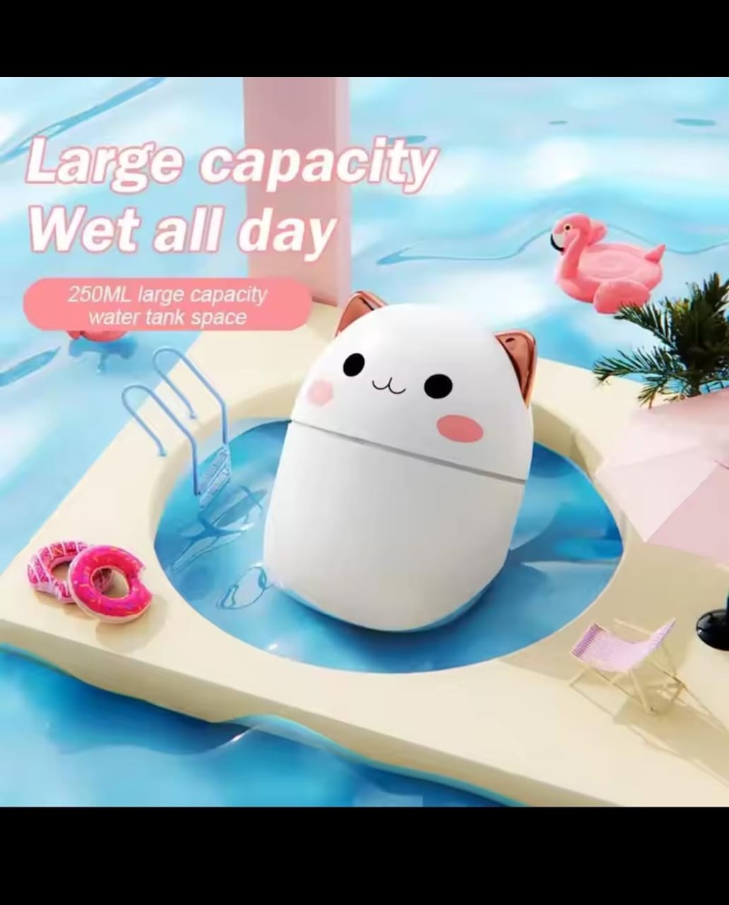 Cute Air Humidifier Mini Aromatherapy Humidifiers Diffusers Essential Oil Diffuser Home Carv ( 250ML) - Image 2 Cute Air Humidifier Mini Aromatherapy Humidifiers Diffusers Essential Oil Diffuser Home Carv ( 250ML)